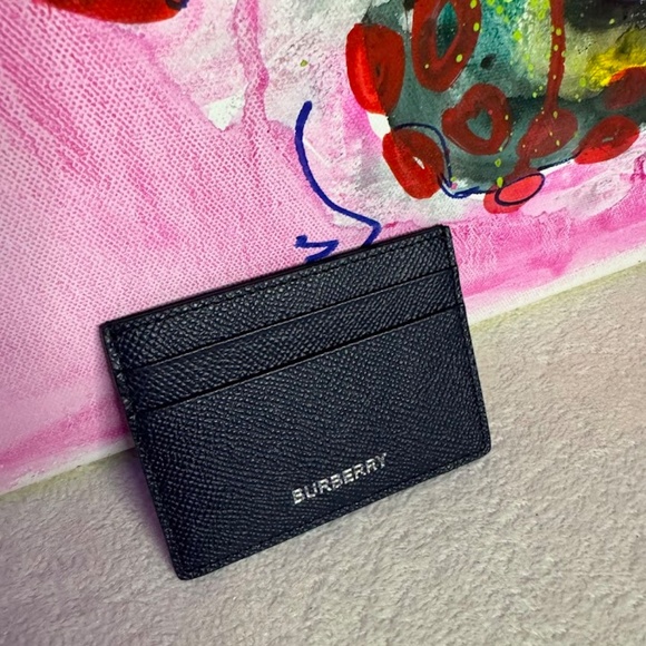 Burberry Navy Blue Card Holder - Picture 1 of 3